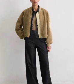 Outlet Relaxte teddy blouson DAMES Jassen