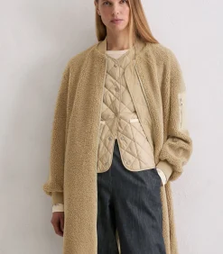 DAMES Marc O’Polo DENIM Relaxte teddyjas in blousonstijl