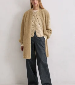 DAMES Marc O’Polo DENIM Relaxte teddyjas in blousonstijl