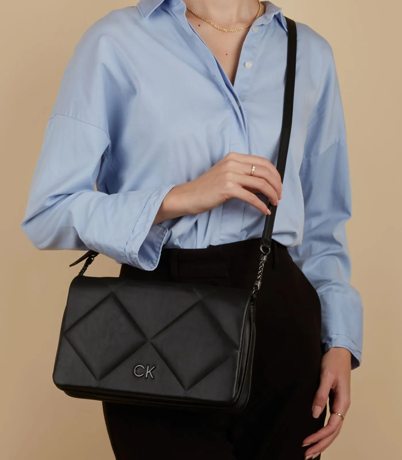 DAMES Calvin Klein Re-Lock Crossbodytas Zwart K60K611021BEH