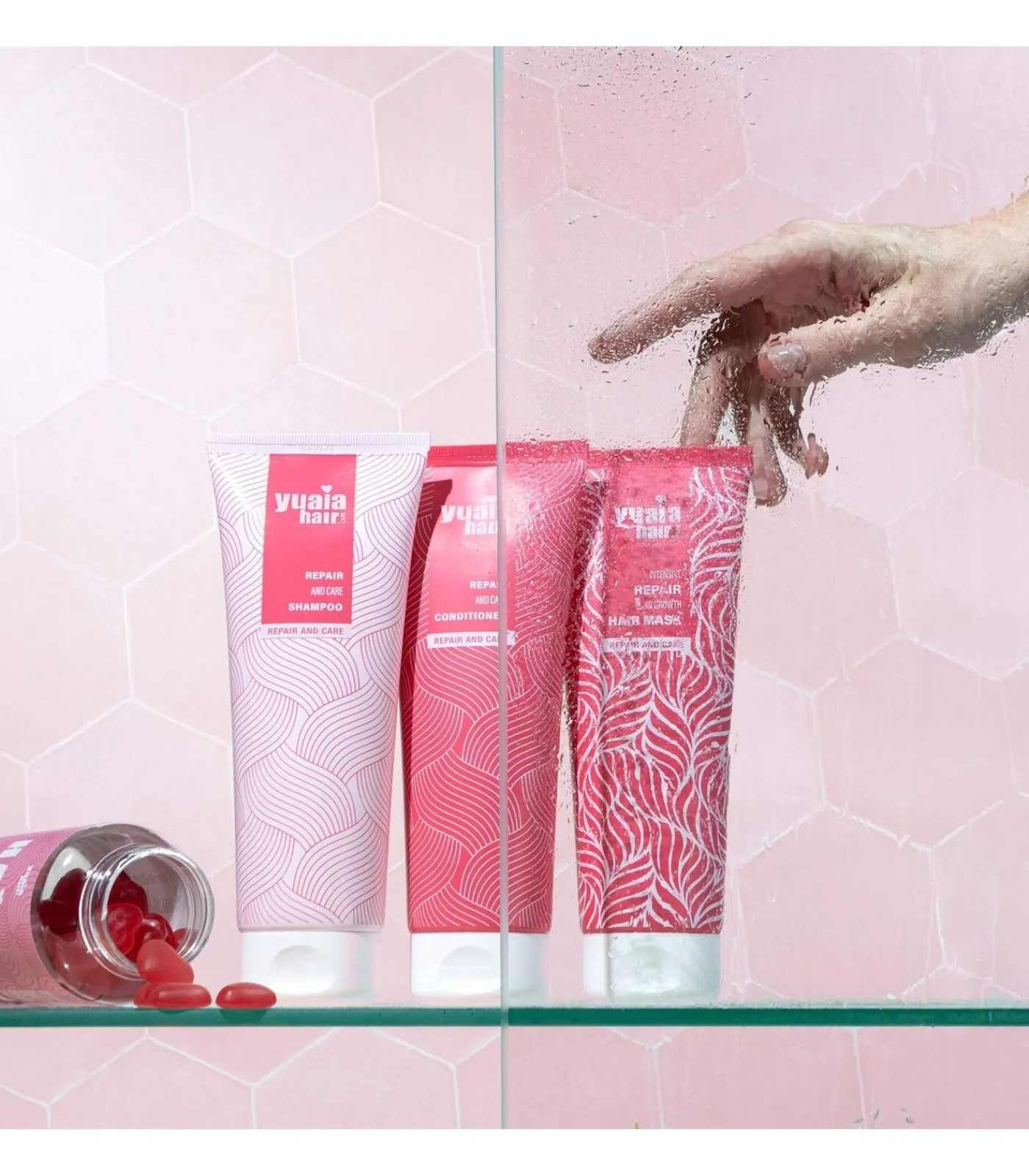 Yuaia Haircare Repair and Care Shampoo en Conditioner 250 ml - sulfaatvrij en siliconenvrij