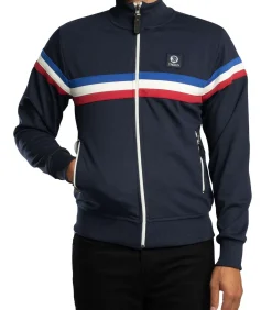 Heren Trojan Retro Gestreept Trainingsjack