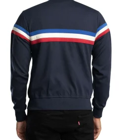 Heren Trojan Retro Gestreept Trainingsjack