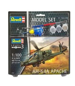 Clearance modelbouw AH-64A Apache helikopter set inclusief verf en lijm Kinderen Speelgoed