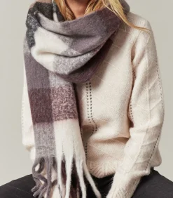 DAMES Deeluxe REYA - Volumineuze geruite sjaal