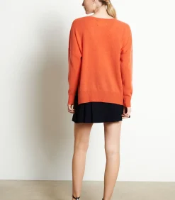 Outlet RIA 3 Diepe V-Hals Trui - 100% kasjmier DAMES Truien & Cardigans