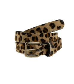 DAMES Fortex Riem 2 cm Made in Belgium Luipaard