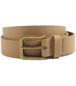Hot Riem Beige Leer Heren Riemen
