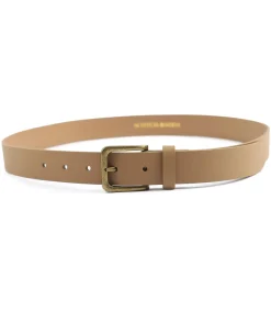 Hot Riem Beige Leer Heren Riemen