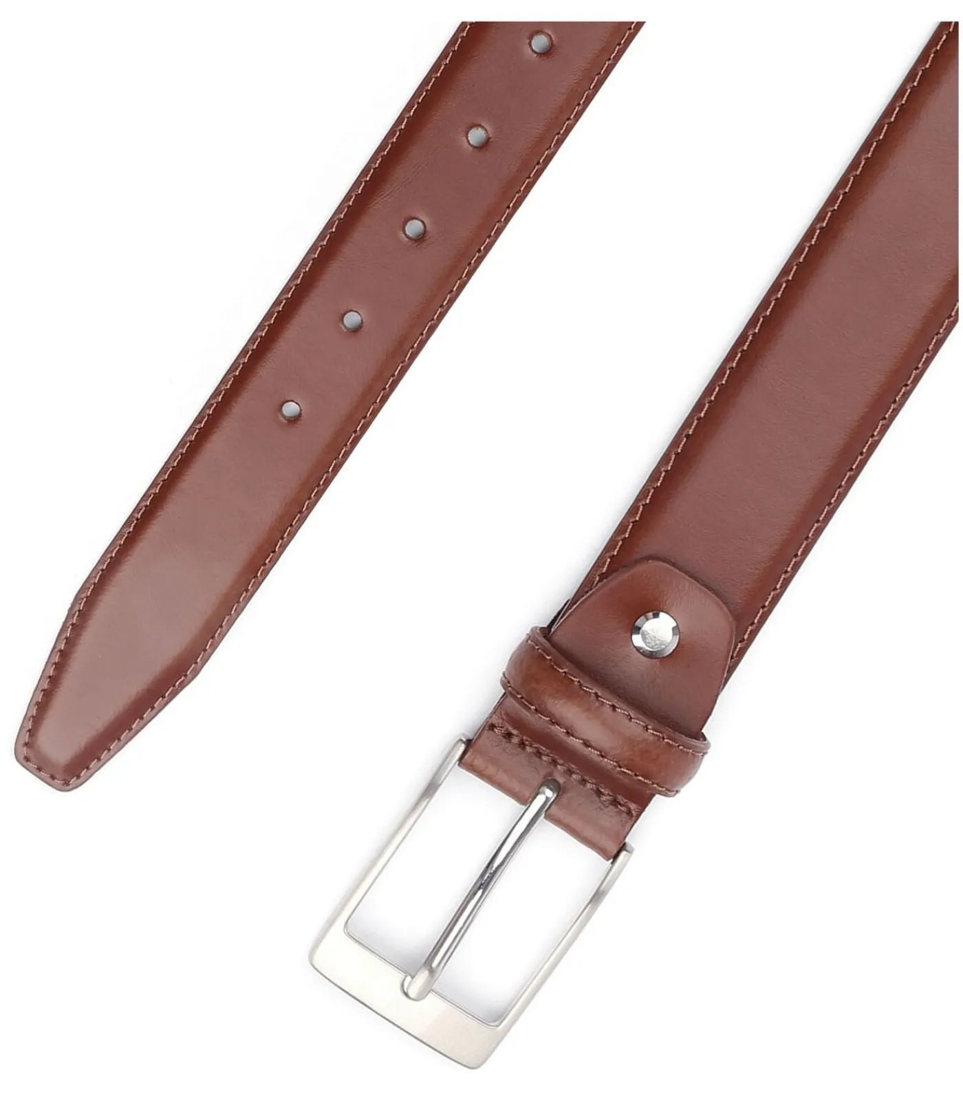 Heren Suitable Riem Cognac Leer 022
