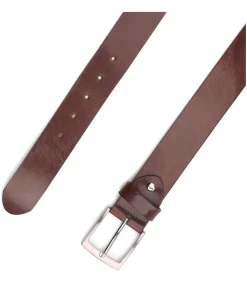 Heren Suitable Riem Leer Donkerbruin