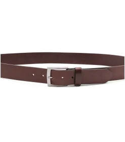 Heren Suitable Riem Leer Donkerbruin