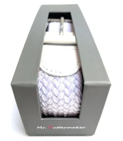 Discount Riem wit elastisch Heren Riemen