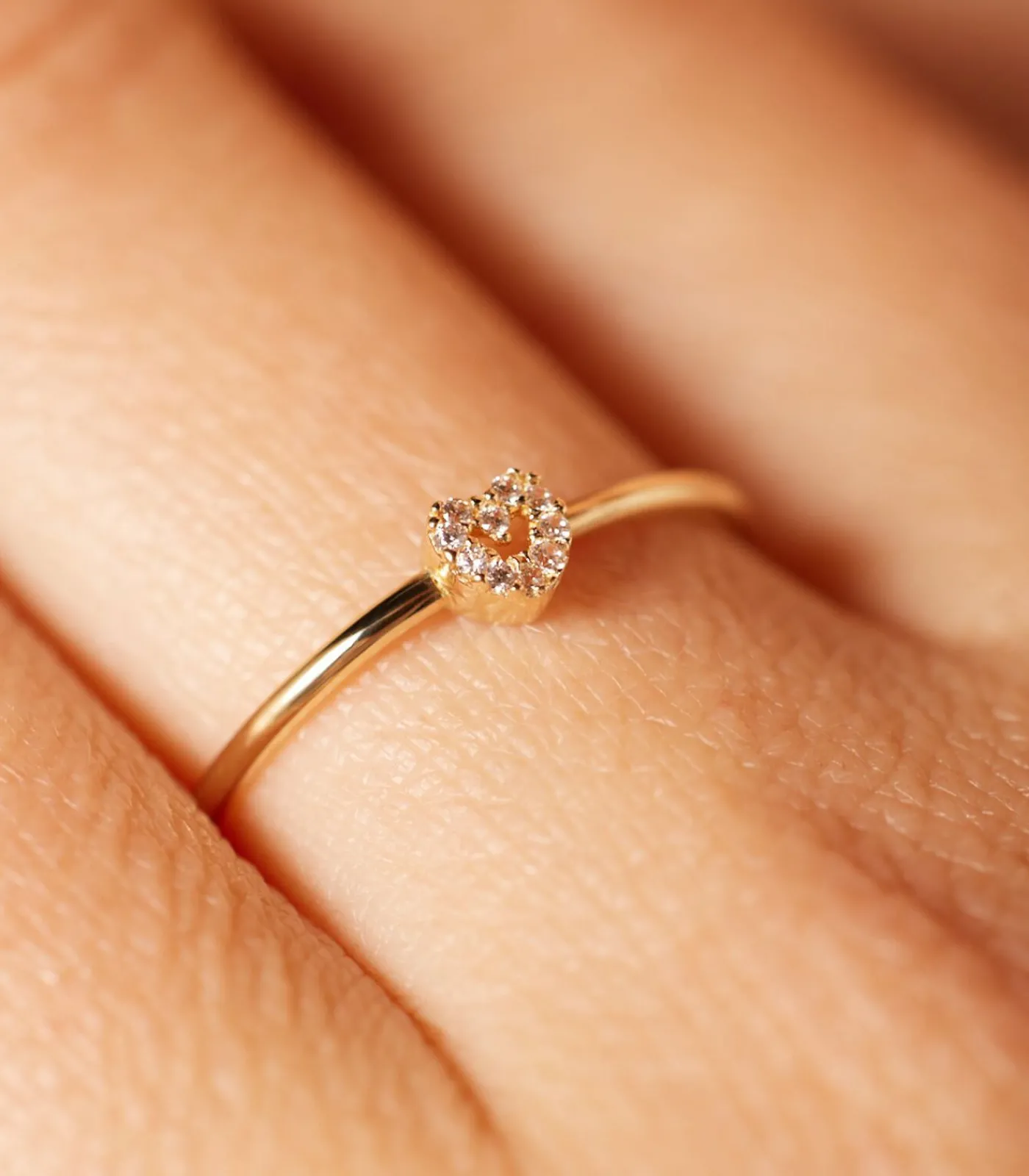 DAMES Lucardi Ring 14 Karaat Goud