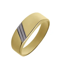 Sale Ring 14 Karaat Goud - Geelgoud Heren Ringen