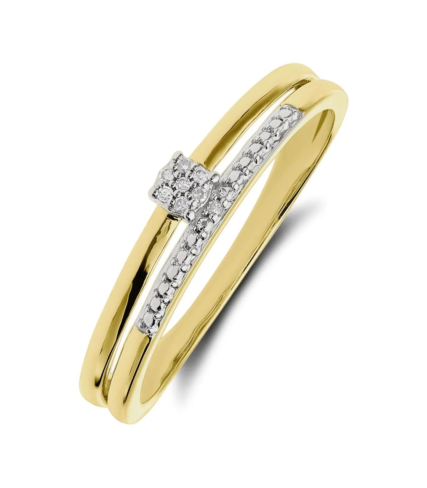 Ring 14 Karaat Goud - Witgoud DAMES Ringen