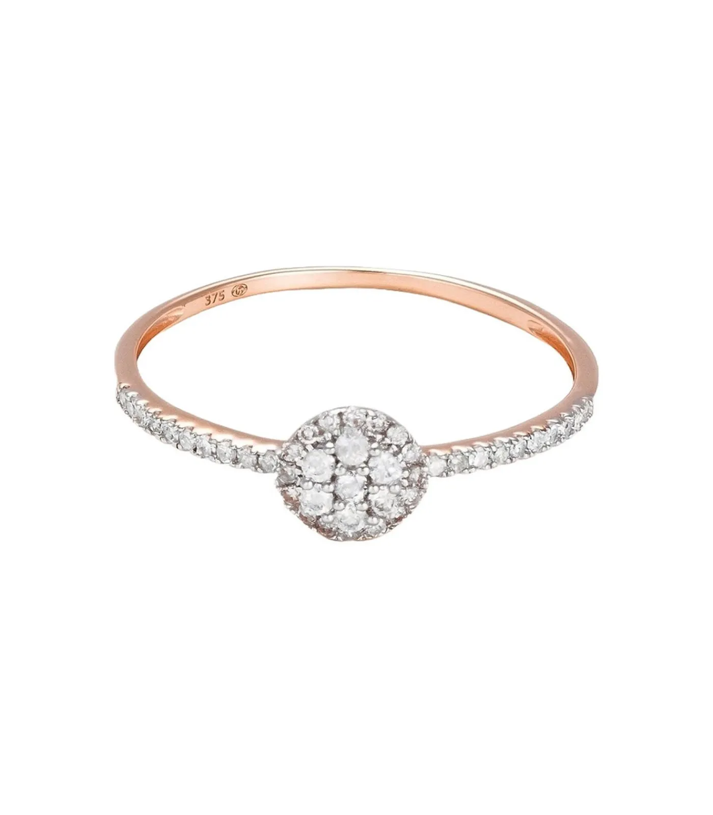 Discount Ring "Côme" Goud en Diamanten DAMES Ringen