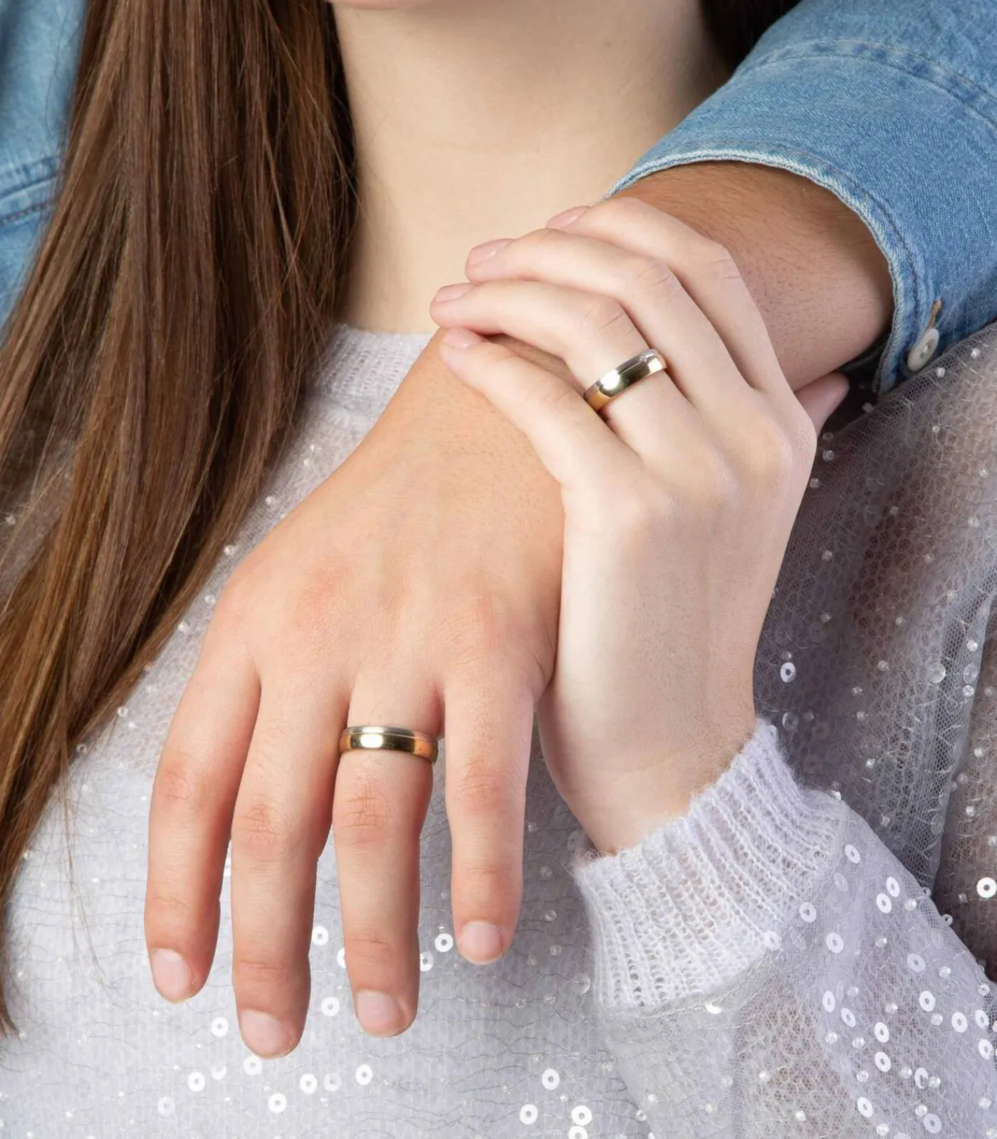 Discount Ring 'Mallorca' Zilver - zilverkleurig-goudkleurig Heren Ringen