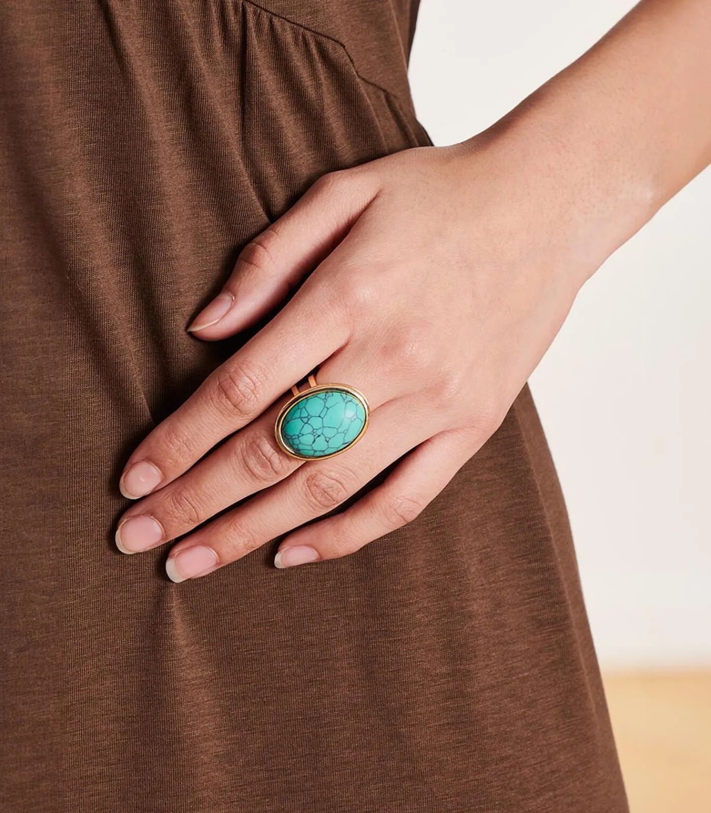 Best Ring met turkoois steen DAMES Ringen