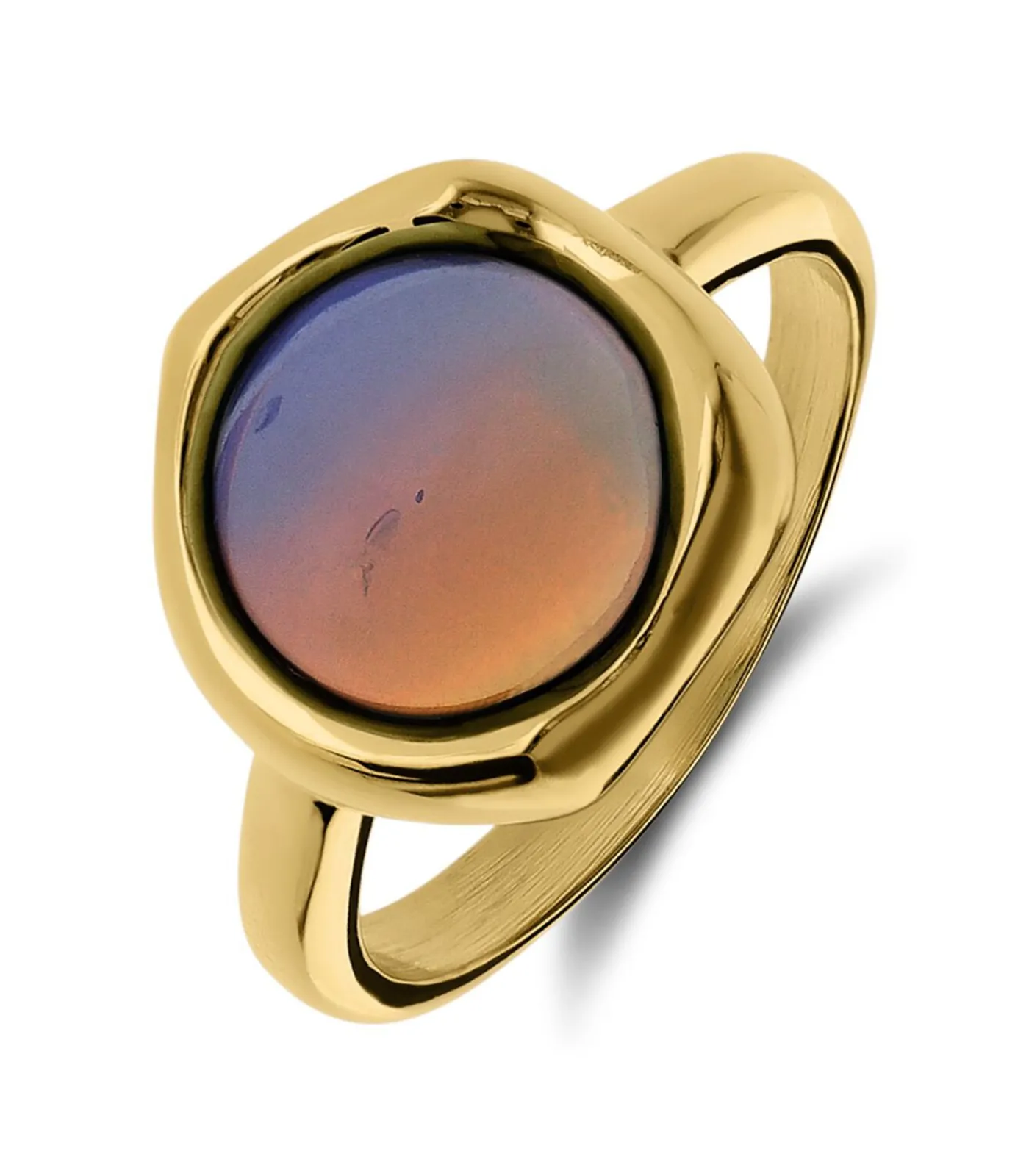 Clearance Ring Staal - Goudkleurig DAMES Ringen