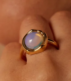 Clearance Ring Staal - Goudkleurig DAMES Ringen