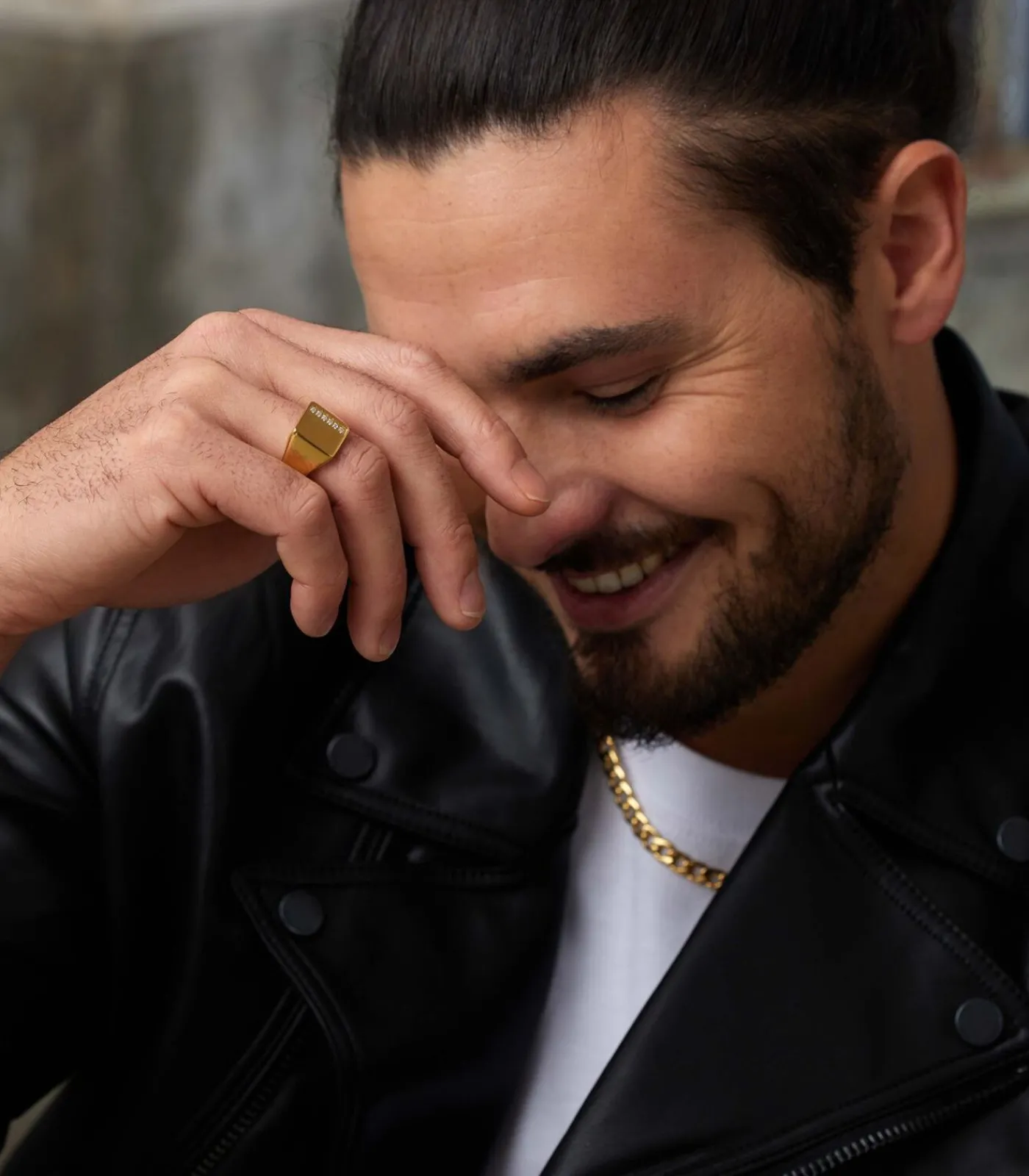 Best Ring Staal - goudkleurig Heren Ringen