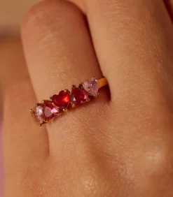 Ring Staal - Goudkleurig DAMES Ringen