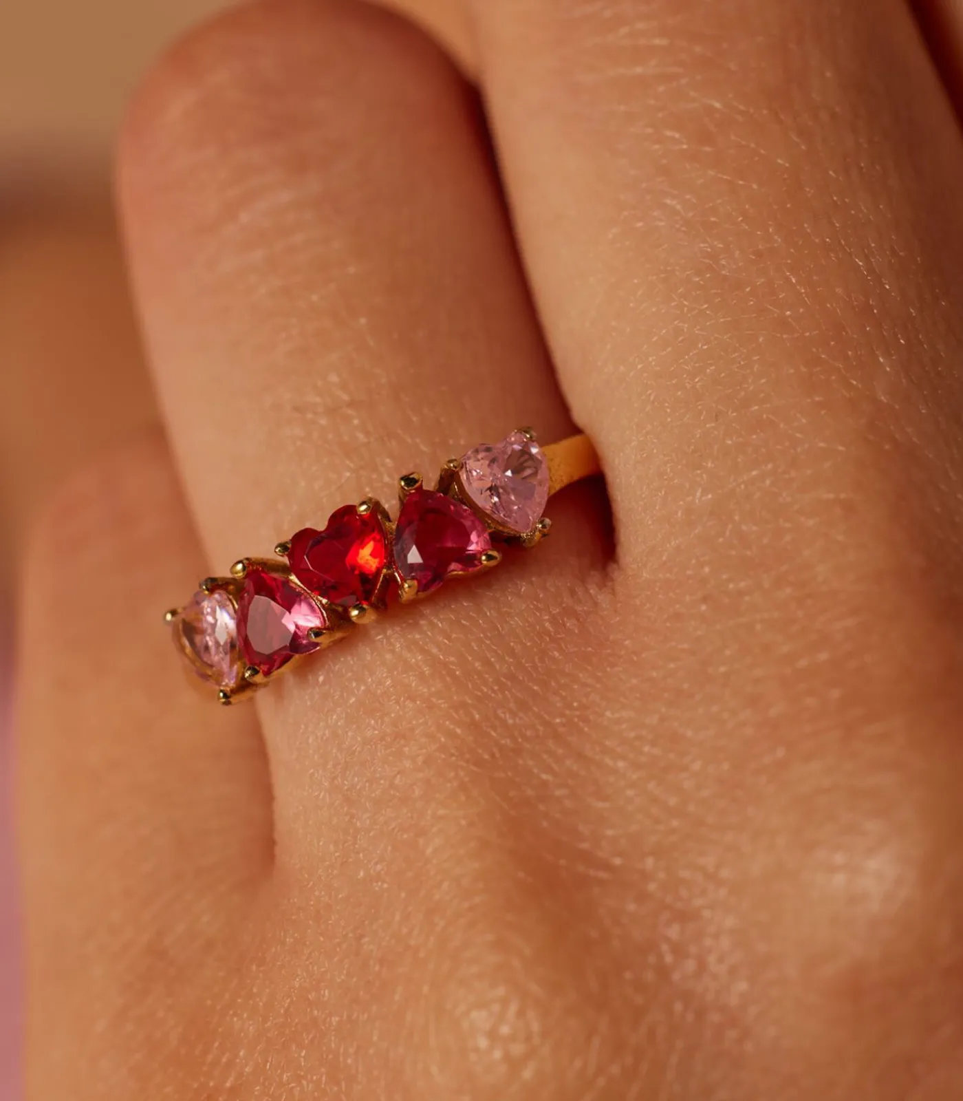 Ring Staal - Goudkleurig DAMES Ringen