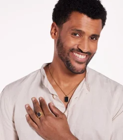 Hot Ring Staal - goudkleurig Heren Ringen