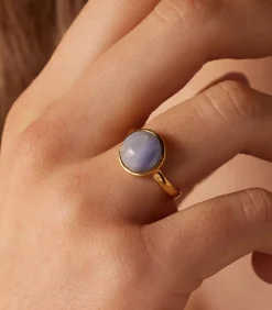 Online Ring Staal - Goudkleurig DAMES Ringen