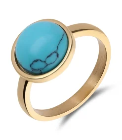 Online Ring Staal - Goudkleurig DAMES Ringen