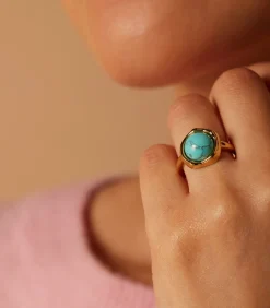 Clearance Ring Staal - Goudkleurig DAMES Ringen