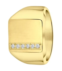 New Ring Staal - goudkleurig Heren Ringen