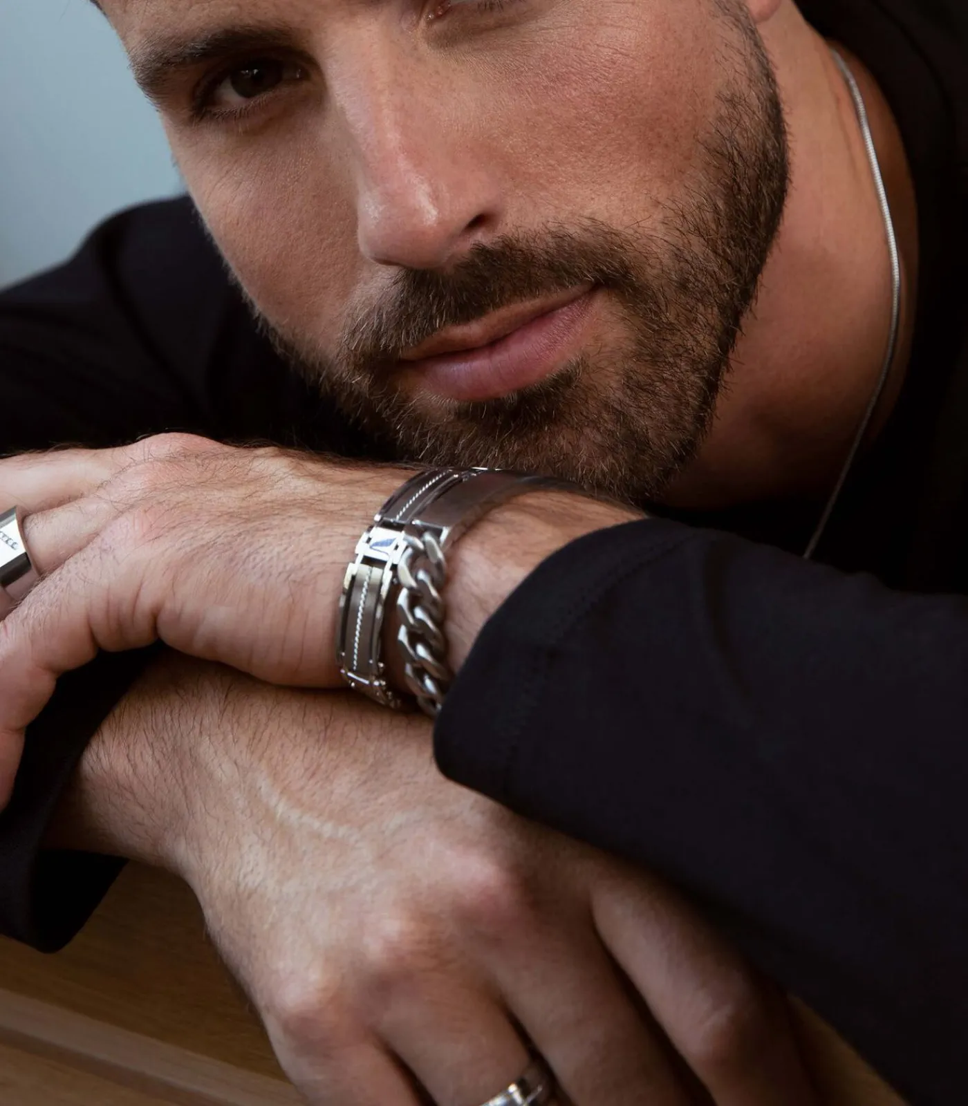 Outlet Ring Staal - zilverkleurig Heren Ringen