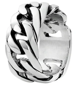 Sale Ring Staal - zilverkleurig Heren Ringen