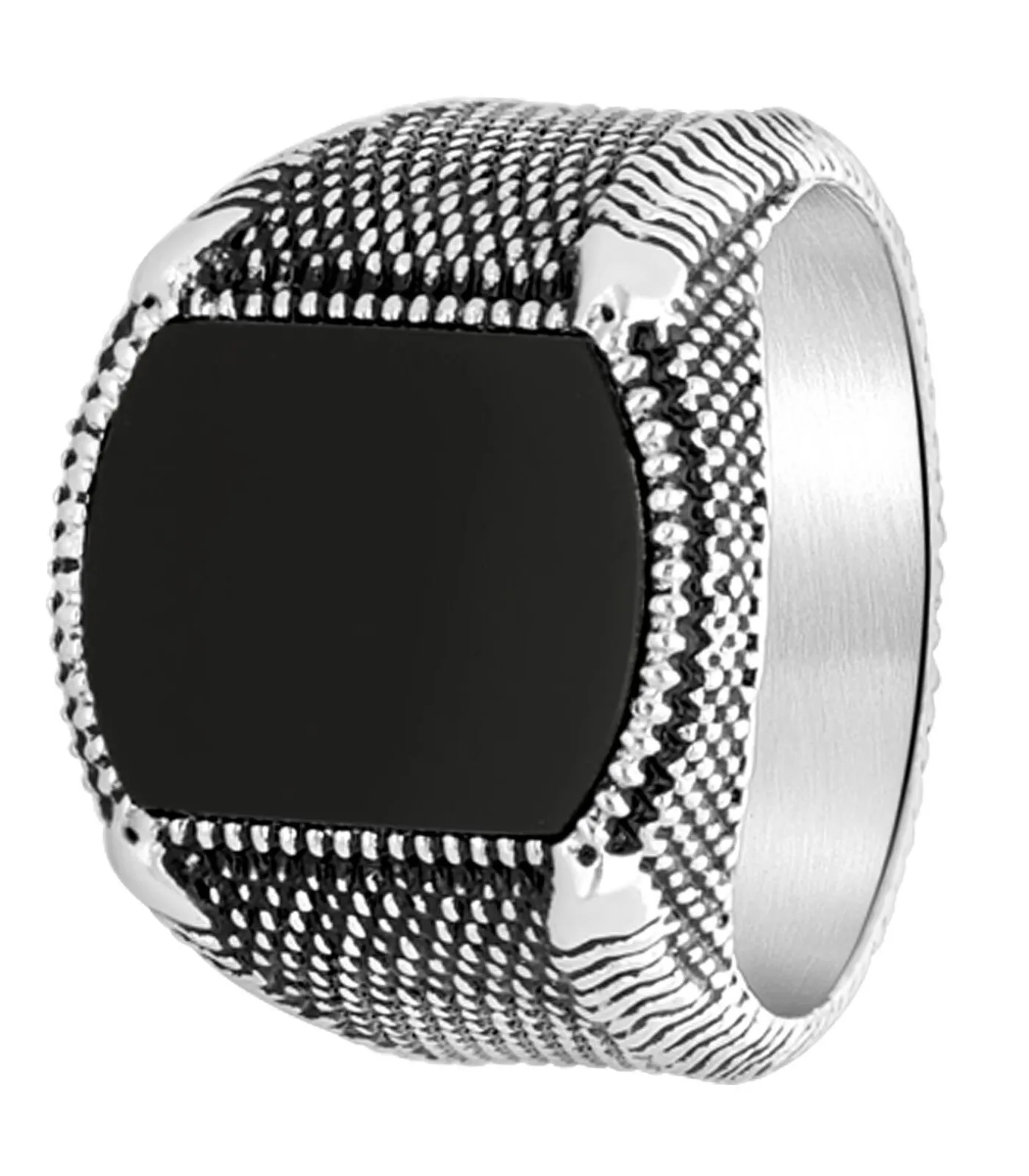 Sale Ring Staal - zilverkleurig Heren Ringen