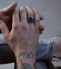 Sale Ring Staal - zilverkleurig Heren Ringen