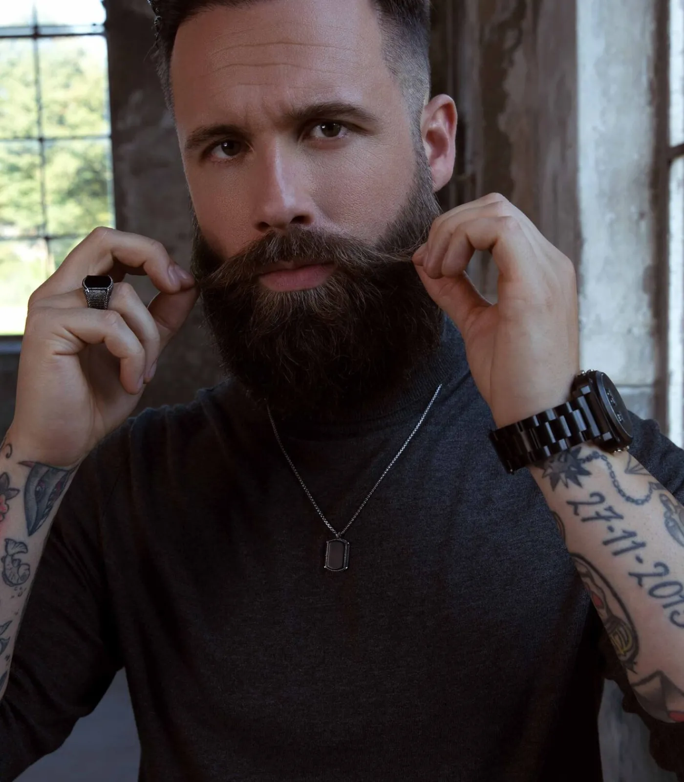 Sale Ring Staal - zilverkleurig Heren Ringen