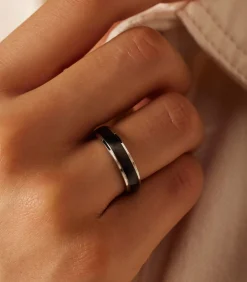 DAMES Lucardi Ring Staal - Zilverkleurig