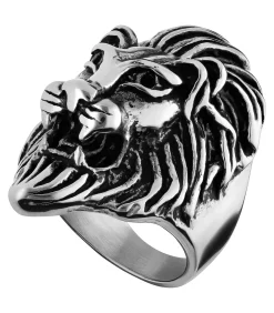 Heren Lucardi Ring Staal - Zilverkleurig