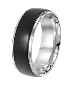 New Ring Staal - zilverkleurig Heren Ringen