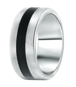 DAMES Lucardi Ring Staal - zilverkleurig