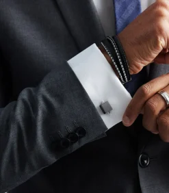 Heren Lucardi Ring Staal - zilverkleurig