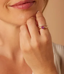 DAMES Lucardi Ring Zilver