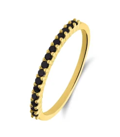 DAMES Lucardi Ring Zilver - Goudkleurig