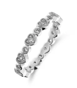 DAMES Lucardi Ring Zilver - Goudkleurig