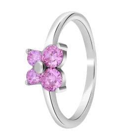 DAMES Lucardi Ring Zilver - zilverkleurig