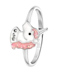 DAMES Lucardi Ring Zilver - zilverkleurig