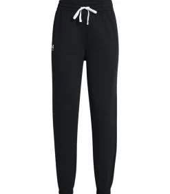 DAMES Under Armour RIVAL - Joggingbroek - Zwart