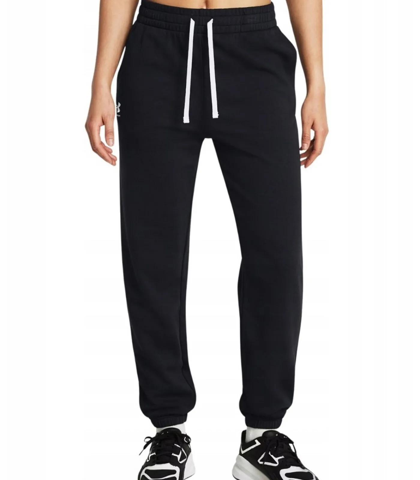 DAMES Under Armour RIVAL - Joggingbroek - Zwart
